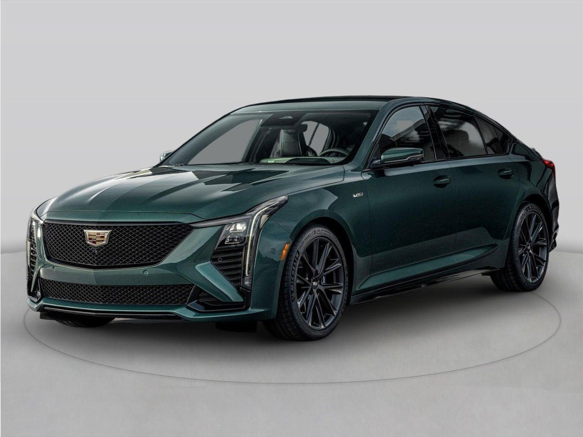 2026 Cadillac CT5-V V-Series in Black Raven — front three-quarter view