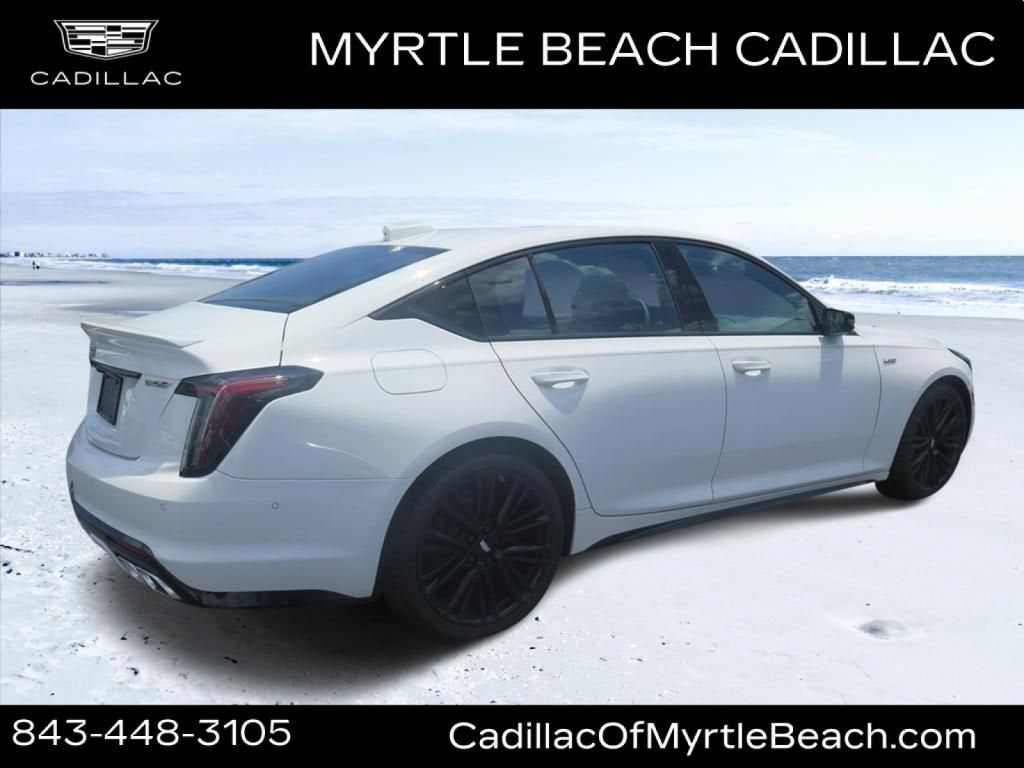 2026 Cadillac CT5-V — rear three-quarter view