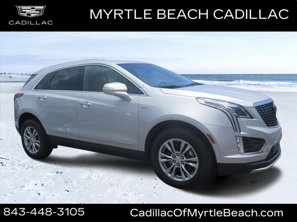 2020 Cadillac XT5 Premium Luxury FWD in Radiant Silver Metallic — front three-quarter view