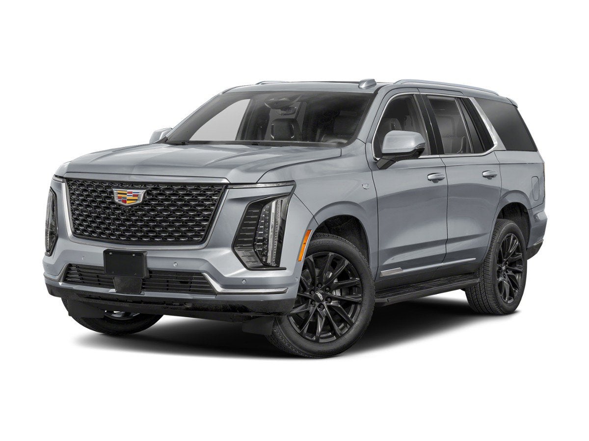 2026 Cadillac Escalade Platinum Sport in Vibrant White Tricoat — front three-quarter view