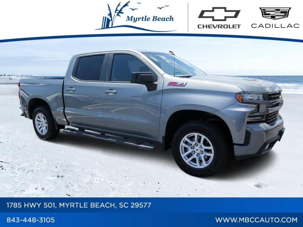 2020 Chevrolet Silverado 1500 RST in Satin Steel Metallic — front three-quarter view