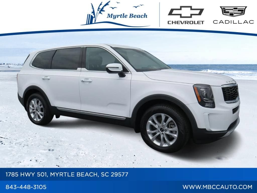 2022 Kia Telluride LX in Other — front three-quarter view